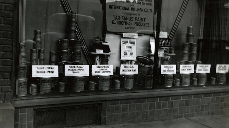 Robert Fitzsimmons manufactured a variety of paint products, n.d.<br/>Source: Provincial Archives of Alberta, PR1971.0356.580b