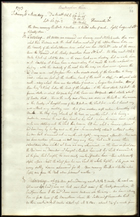 The February 12, 1793, entry from ’Journal of a Journey over Land from Buckingham House to the Rocky Mountains in 1792 & 3 by Peter Fidler’ in which Fidler describes his coal discovery