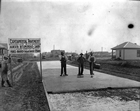 Demonstration pavement laid in Edmonton, Alberta, under the supervision of Sidney Ells of the Mines Branch, 1915; ten years after this surface was laid, the City Engineer of Edmonton wrote that "…it has remained in excellent condition, shows no sign of defect or deterioration to date and seems to be good for many years of satisfactory service." Source: Provincial Archives of Alberta, A3399