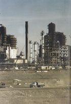 When the Syncrude plant opened in 1978, its upgrading cokers (in which bitumen is refined) were reported by the company to be the largest in the world. Source: Courtesy of Syncrude Canada Ltd.