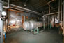 Refrigerant condenser inside the propane plant, ca. 2010 <br/>Source: Alberta Culture and Tourism