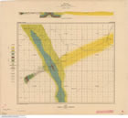 The Geological Survey of Canada <em>Map No. 114A: Sheep River</em> accompanied D. B. Dowling’s report on the Turner Valley region. It provides details on the geology of the area. The cross-section of the valley (at the top of the map sheet) shows the anticline formation under the valley. <br />Source: Natural Resources Canada, used under the Open Government License – Canada, http://open.canada.ca/en/open-government-licence-canada.