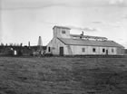 Gas plant building under construction at Royalite No. 1 (formerly Dingman No. 1), 1924 <br />Source: Glenbow Archives, ND-8-434