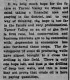 On October 2, 1931, the <em>Tri-City Observer</em> (formerly the <em>Turner Valley Observer</em>) announced that it was closing down. The pessimistic tone of the newspaper’s last editorial contrasts sharply with the optimism expressed in early 1930. <br />Source: <em>Tri-City Observer</em>, 2 October 1931