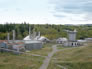 Fractionation plant at left, n.d. <br />Source: Alberta Culture and Tourism
