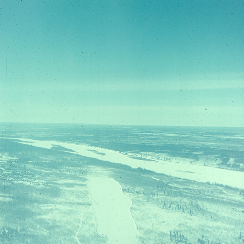 With the construction of an airstrip, Bitumount was accessible at any time of the year, n.d.