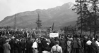 A coal miners’ union rally at Blairmore, 1931