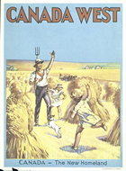 An early advertisement’s glorified portrayal of the Canadian West enticed Europeans to immigrate.