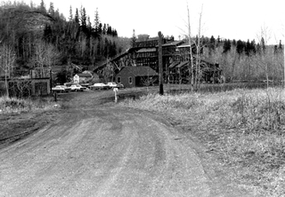 The Whitemud Creek Mine in Edmonton’s river valley in 1968