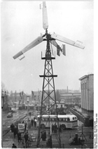 Wind turbine, Leipzig, Germany, 1956 Source: Bundesarchiv, Bild 183-36400-0340/Zimmermann, Peter/CC-BY-SA