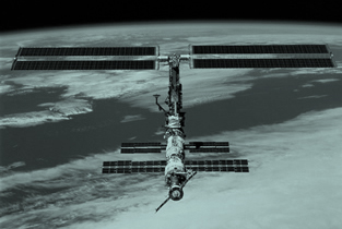 Solar array on the International Space Station, 2000