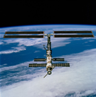 Solar array on the International Space Station, 2000 Source: Wikimedia Commons/National Aeronautics and Space Administration/STS097-704-080