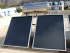 Solar panels used for heating water for a hotel in Santorini, Greece, October 2013 Source: 23x2/Public Domain/CC-BY-SA-3.0