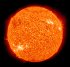 A false-color image of the Sun photographed by the Atmospheric Imaging Assembly of NASA’s Solar Dynamics Observatory Source: NASA United States Government/Wikimedia Commons/Public Domain