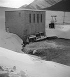 Power plant at Spray Lakes Dam, 1950s Source: Glenbow Archives, NA-4477-8