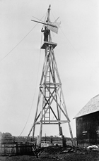 Power windmill north of Wetaskawin, 1910 Source: Glenbow Archives, NA-559-23