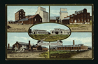 Five views of Medicine Hat industries: Medicine Hat Milling Co. Ltd., Alberta Linseed Oil Mills, Ltd., Alberta Clay Products Co. Ltd., The Porcelain Factory and Alberta Foundry and Machine Co. Source: Image courtesy of Peel’s Prairie Provinces, a digital initiative of the University of Alberta Libraries, PC010759