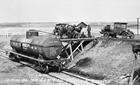 Shipping oil by rail at Wainwright, Alberta. Sources: Glenbow Archives, NA-544-132