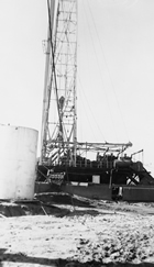 The Home Oil Company began prospecting for oil in the Swan Hills region in the mid-1950s. In 1957, it successfully drilled a well, and other oil companies, notably British American/Gulf and Amoco Canada, soon found reserves nearby.
