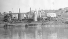 By the end of the 1930s, Fitzsimmons had managed to build a separation plant and a small refinery at Bitumount. Source: Provincial Archives of Alberta, PR1971.0356-4