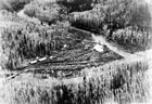 The Abasand Oils Ltd. site in 1936. Source:	Library and Archives Canada, PA-0138533