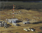 A small-scale in situ pilot operation north of Fort McMurray near Kearl Lake in the early 1980s; set-up costs at AOSTRA-sponsored in situ pilot projects were less than those of the GCOS and Syncrude large-scale surface-mining operations during the 1960s and 1970s. Source: Courtesy of Alberta Innovates