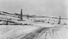 Mercury Camp, 1932; the Great Depression threatened the viability of the smaller settlements that had emerged near drilling rigs in the late 1920s. Mercury survived, thanks in large part to the installation of an absorption plant in 1934. <br />Source: Provincial Archives of Alberta, A7000