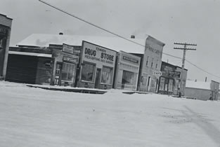 Turner Valley’s Main Street, 1932